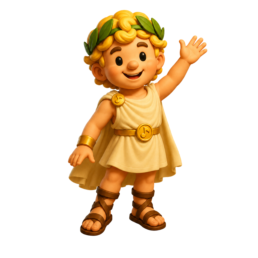 Apollo waving hello.